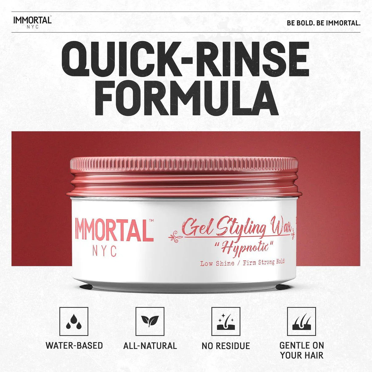Immortal Gel Styling Wax "Hypnotic" 5.07 oz
