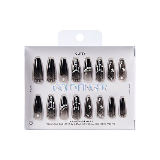 Gold Finger Handmade Nails - Boss Lady