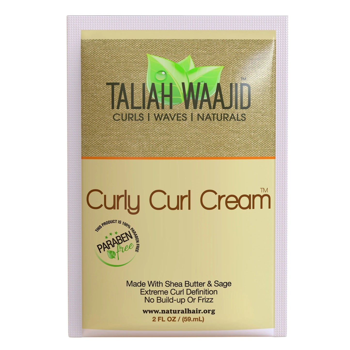 Taliah Waajid Curly Curl Cream 2 oz Packets