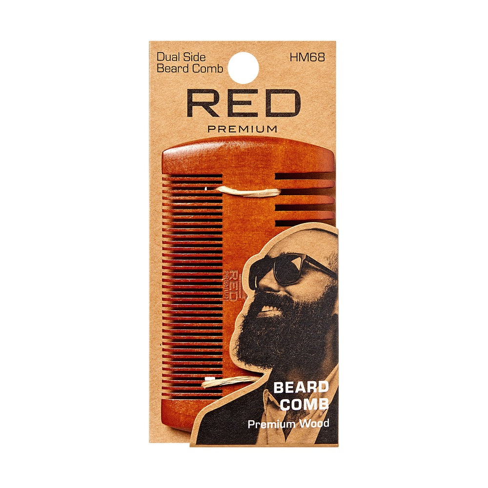 RPM Wood Beard Comb Dual Sided