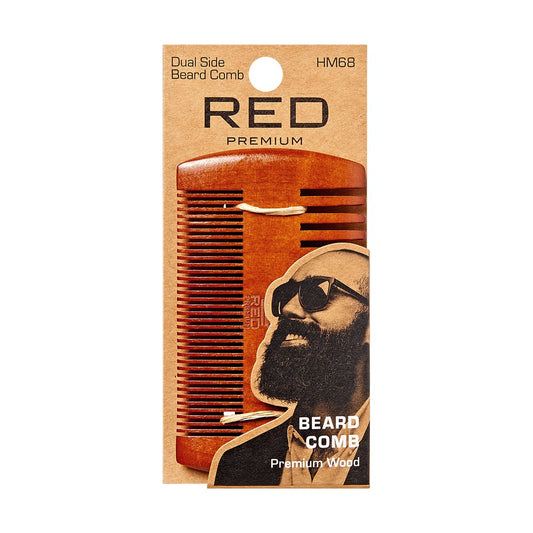 RPM Wood Beard Comb Dual Sided