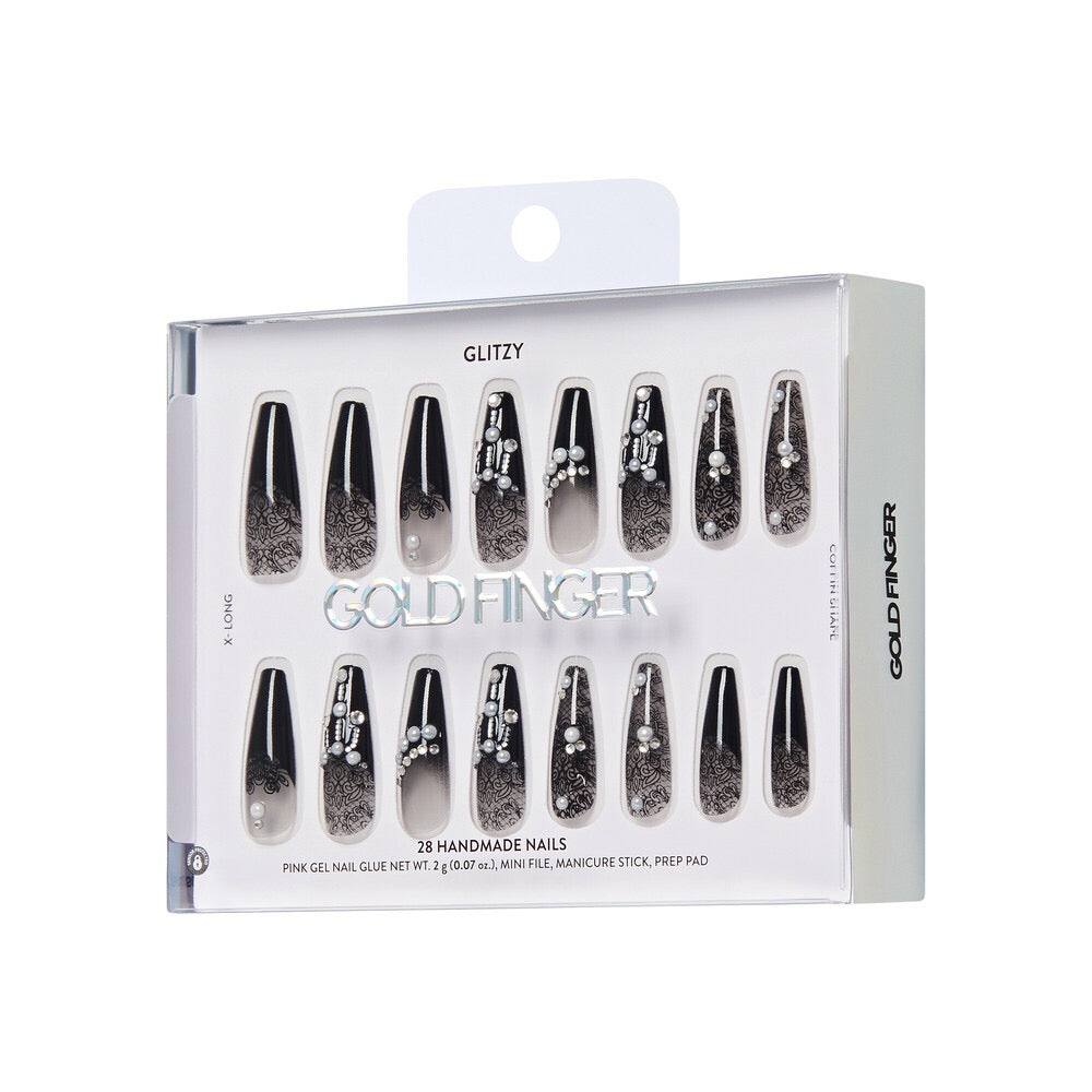 Gold Finger Handmade Nails - Boss Lady