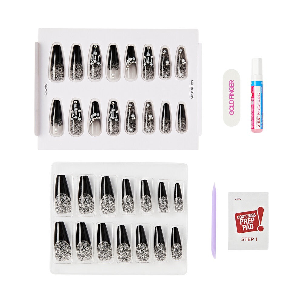 Gold Finger Handmade Nails - Boss Lady