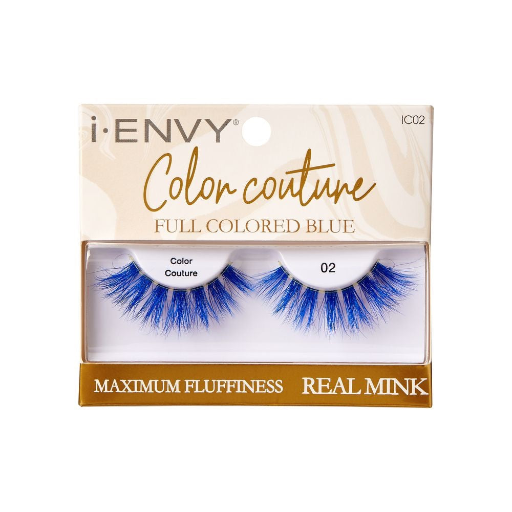 i-Envy Color Couture Full Mink Lashes- Blue