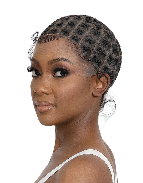 Janet Melt Nuskin Air Lace Cap- Square