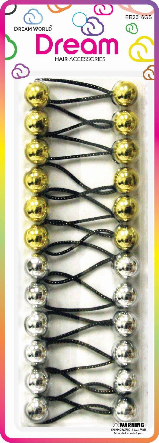 DREAM P/T 16MM 12PC GOLD AND SILVER