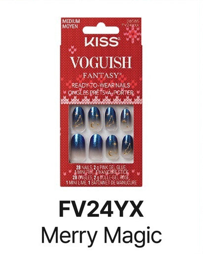 Kiss Voguish Holiday Nails Merry Magic