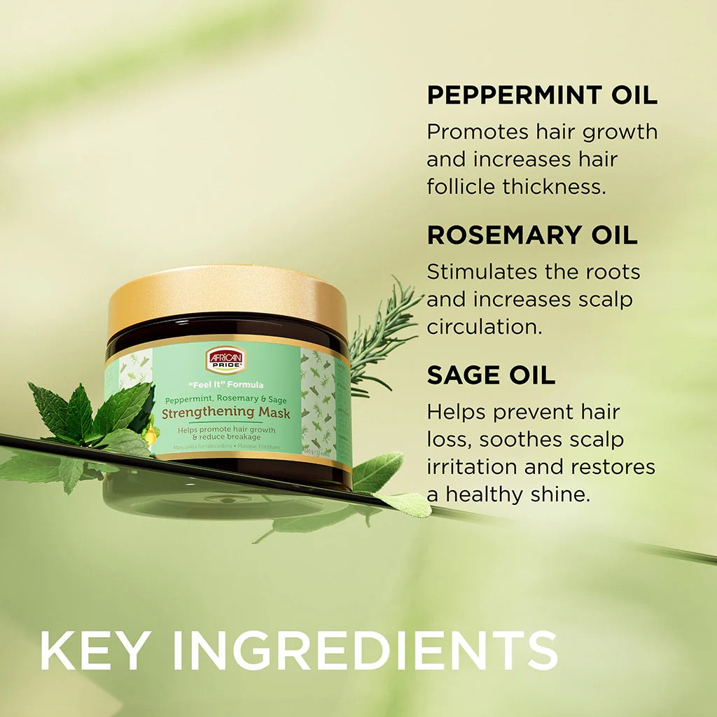 African Pride Feel It Strengthening Mask 12 oz