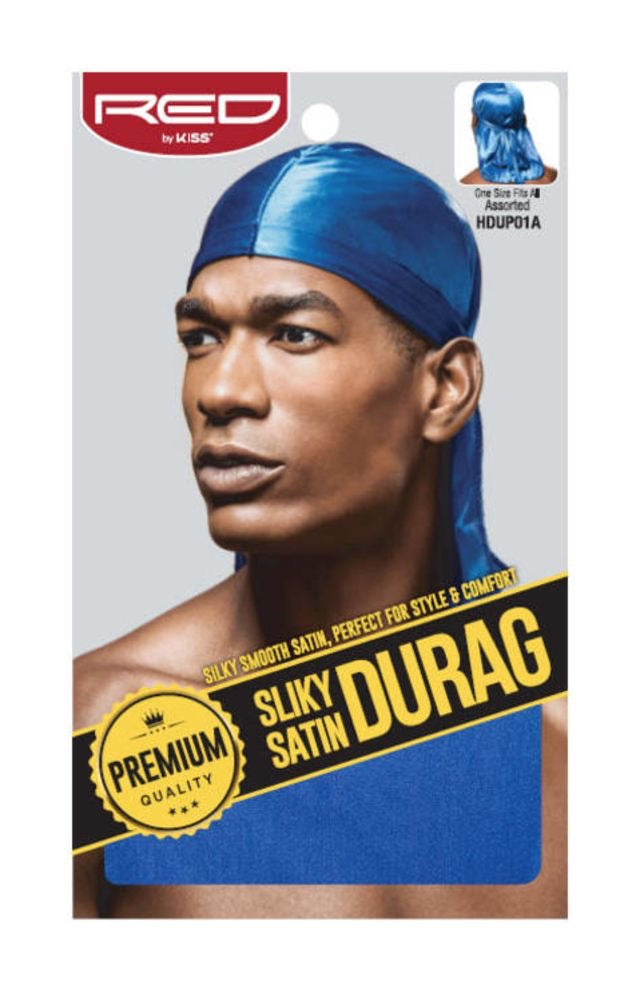 RED Silky Satin Durag Assorted HD09