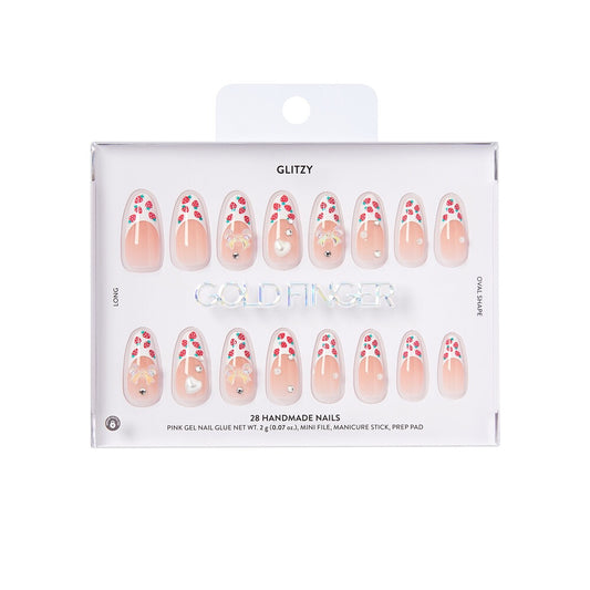 Gold Finger Handmade Nails - Promendade