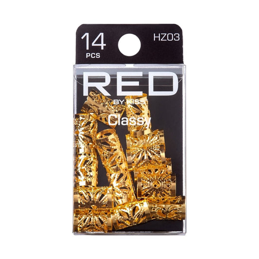 RED Braid Charm HZ03 Gold