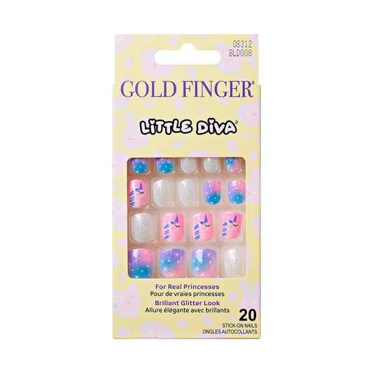 Gold Finger Little Diva Nails- Fantasy Dream