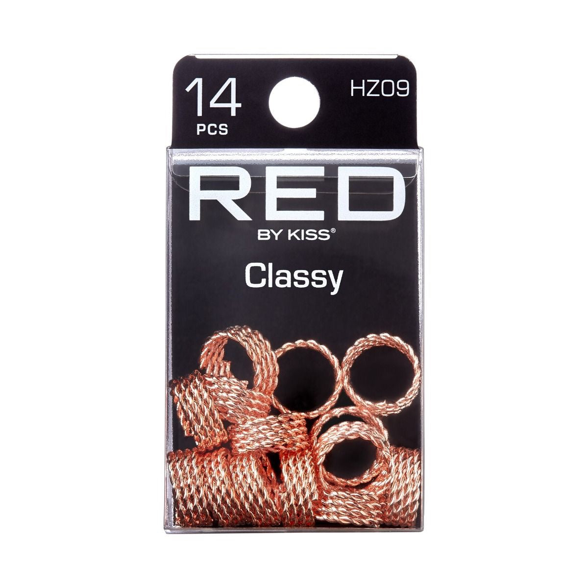 RED Braid Charm HZ09 Rose Gold