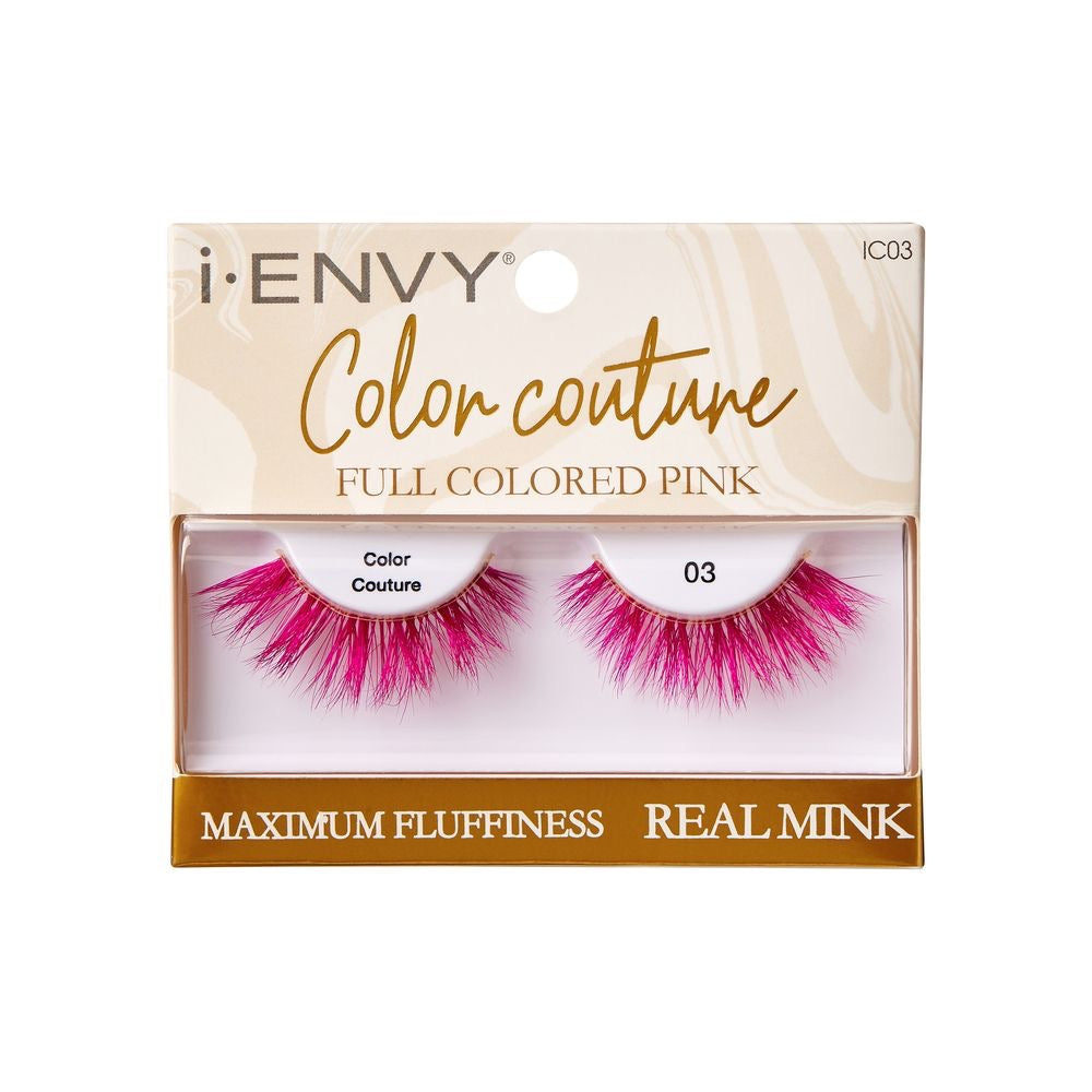 i-Envy Color Couture Full Mink Lashes- Pink