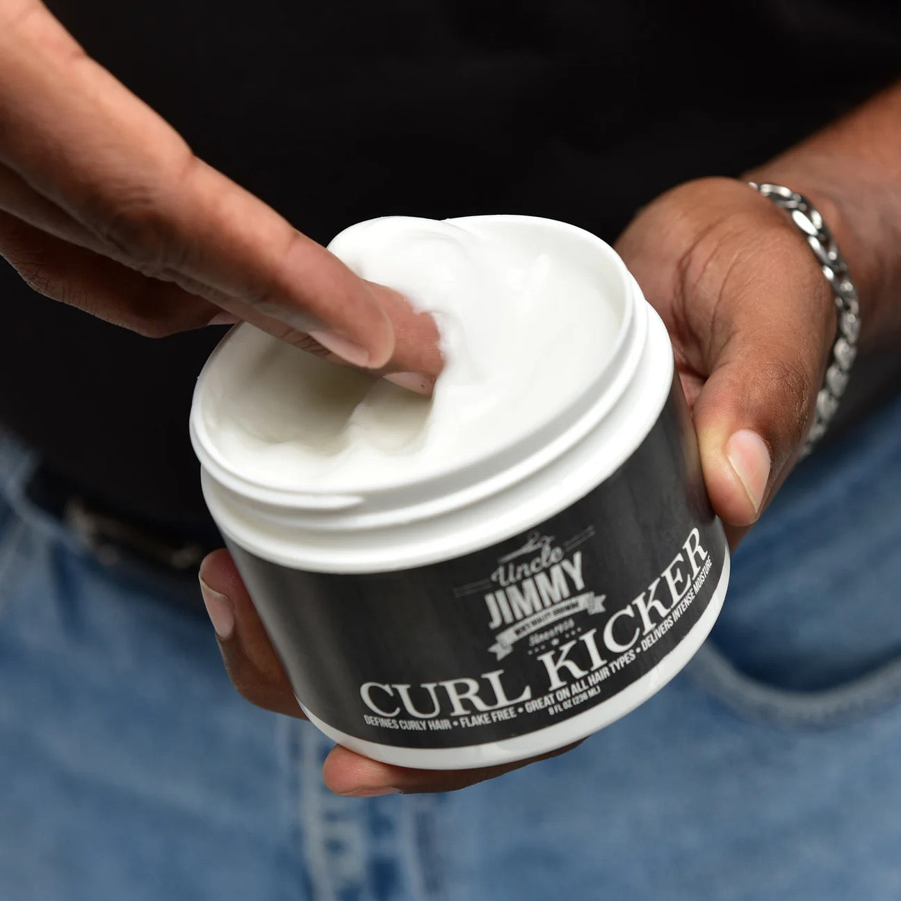 Uncle Jimmy Curl Kicker Styling Cream 8 oz