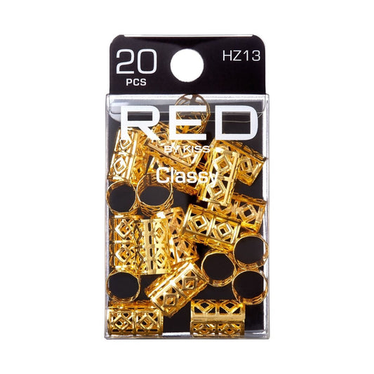 RED Braid Charm HZ13 Gold