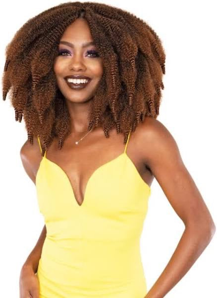 Janet 3X Natural Afro Kinky Bulk 18"