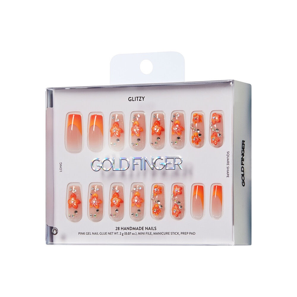 Gold Finger Handmade Nails - Grand