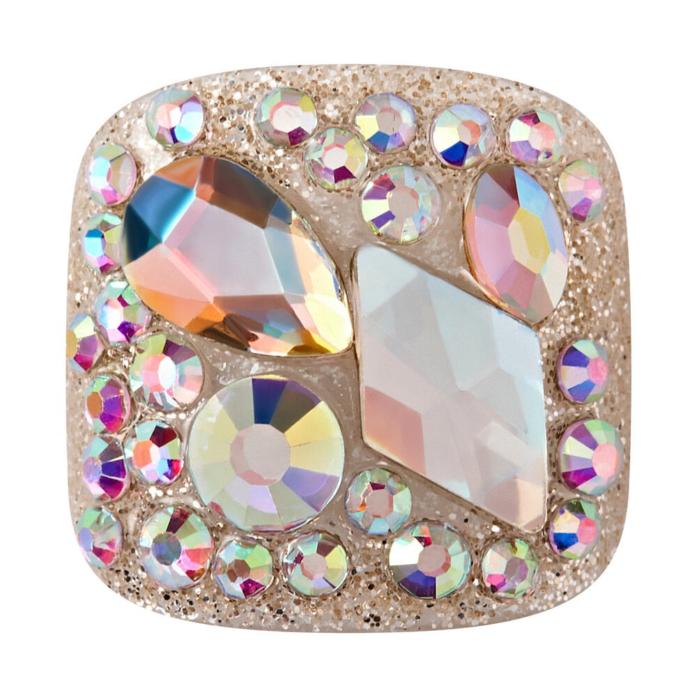 Gold Finger Handmade Toenails - Crown Jewels