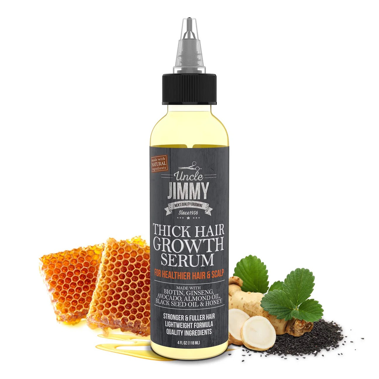 Uncle Jimmy Thick Hair Growth Serum 4 oz