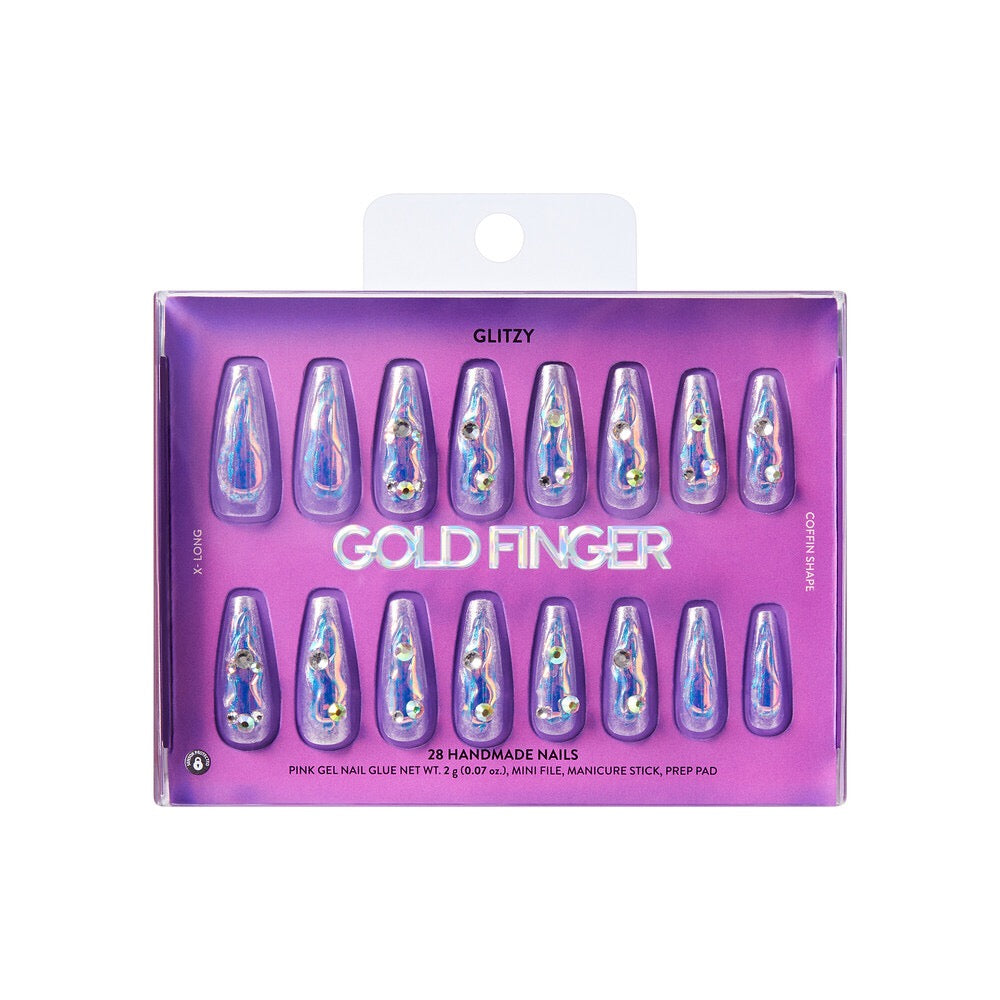 Gold Finger Handmade Nails - Dear