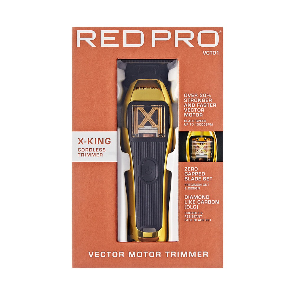 RED Pro X-King Vector Cordless Trimmer - Gold