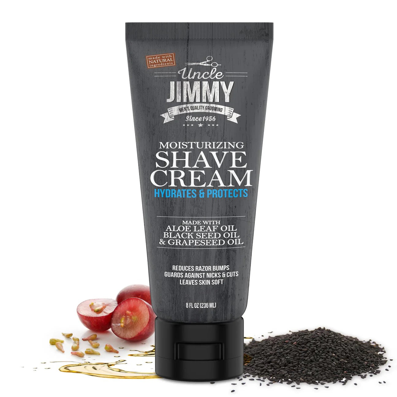 Uncle Jimmy Moisturizing Shave Cream 8 oz