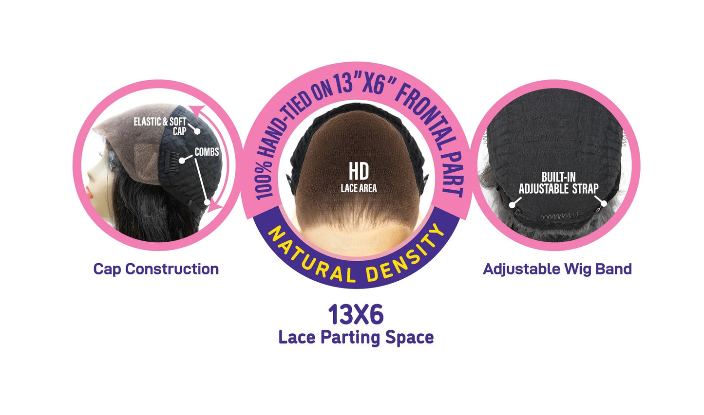 Janet HD Natural 13x6 Lace Wonder Wave Wig 22"