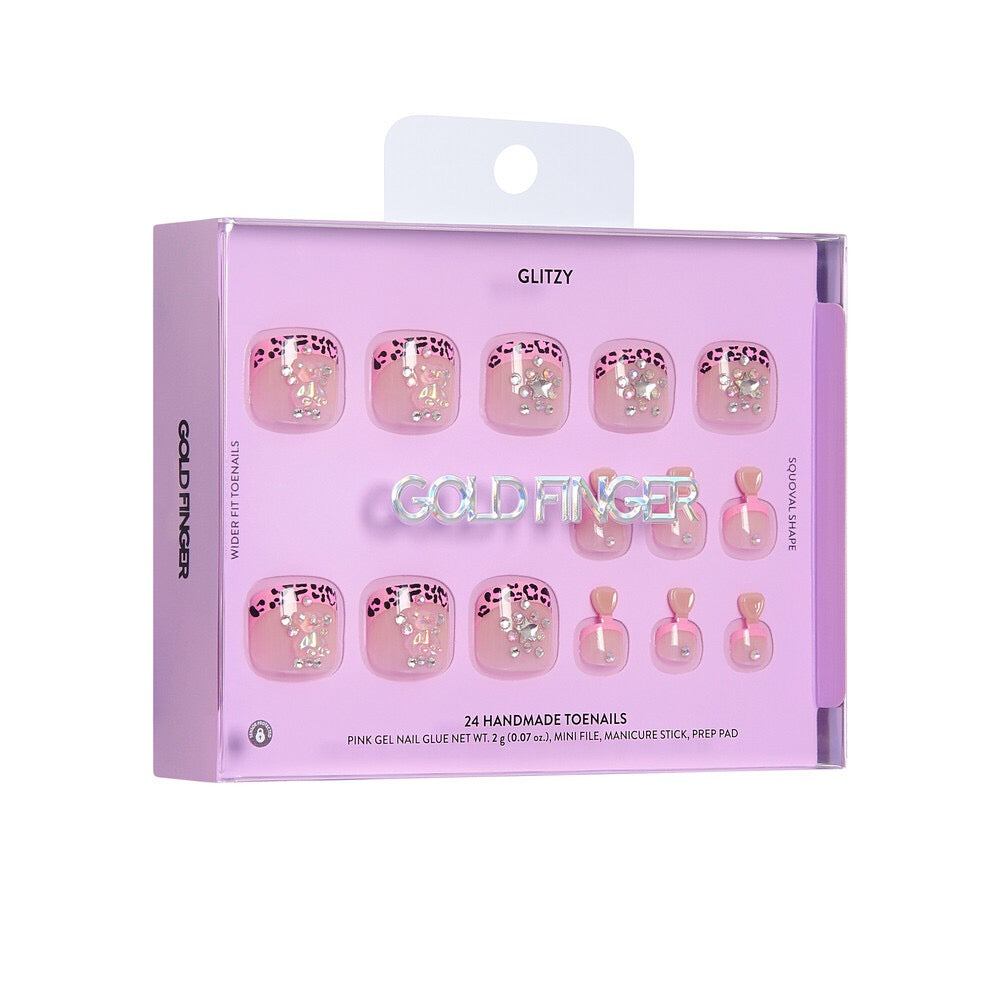 Gold Finger Handmade Toenails - Bijou