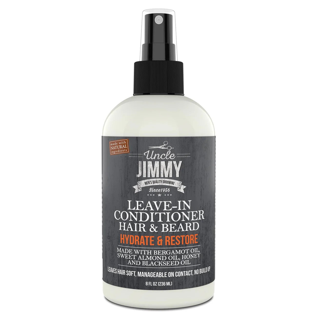 Uncle Jimmy Hair and Beard Leave In Conditioner 8 oz