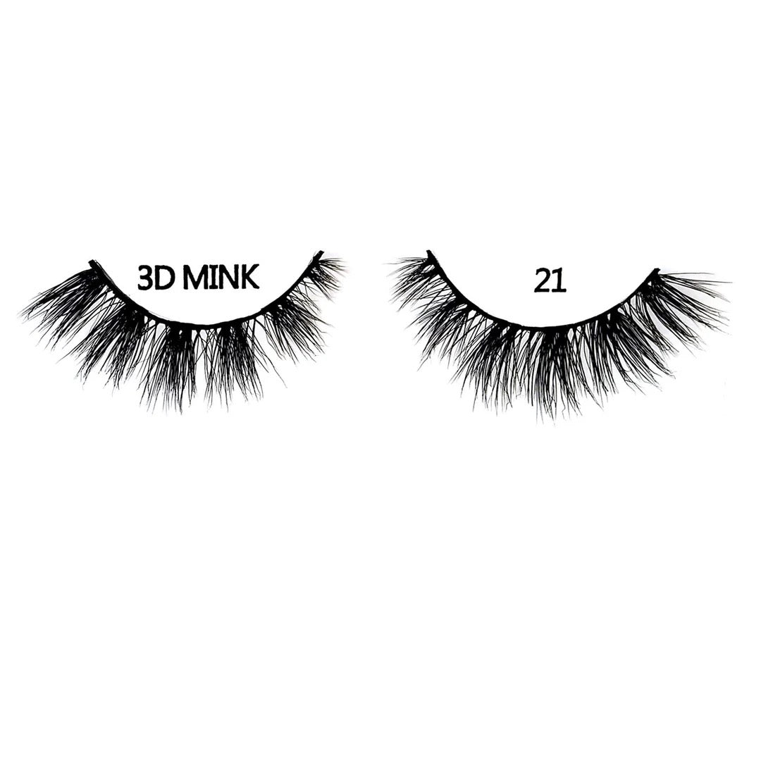 K&K Lash 3D Mink Eye Lash #21