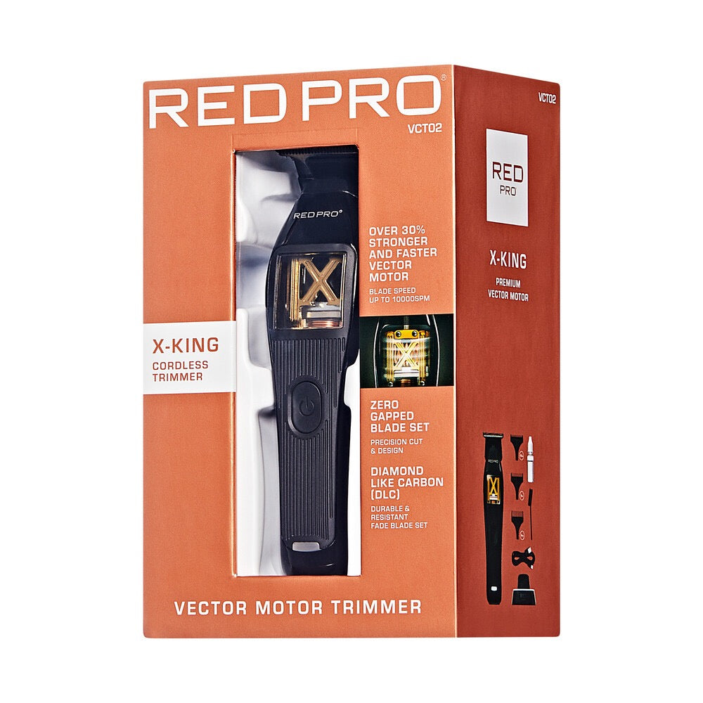 RED Pro X-King Vector Cordless Trimmer - Black