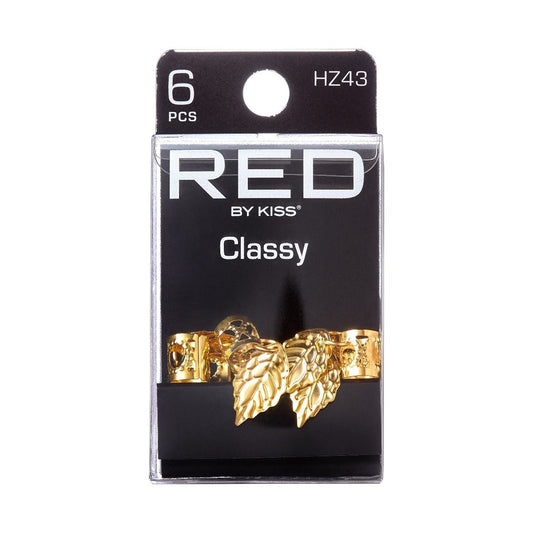 RED Braid Charm HZ43 Gold