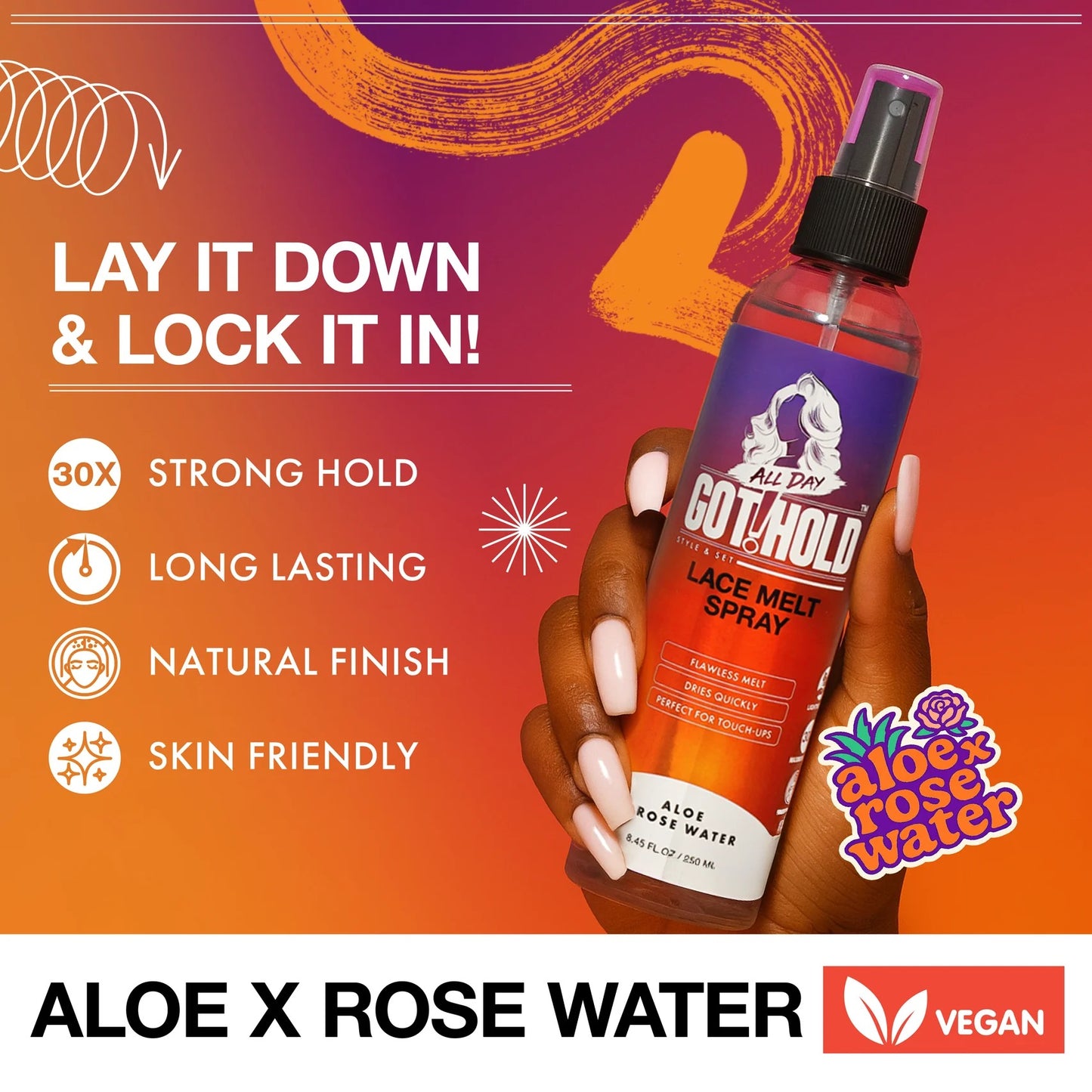All Day Got Hold Lace Melt Spray 8.45oz