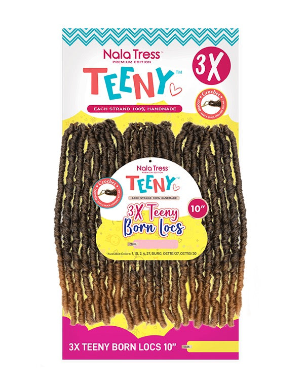 Janet 3X Teeny Born Locs 10"
