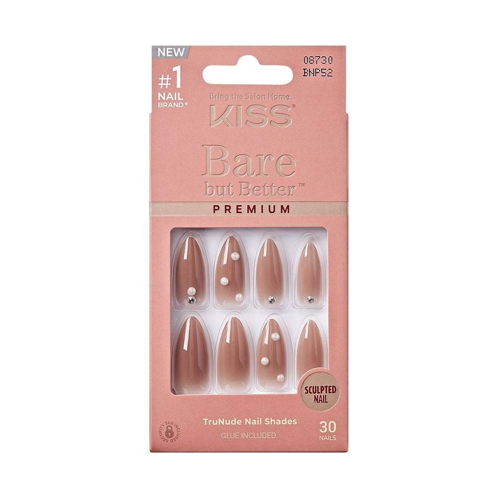 Kiss Bare But Better Premium Nails Sunny