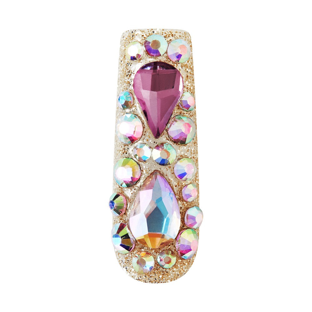 Gold Finger Handmade Nails - Beauteous