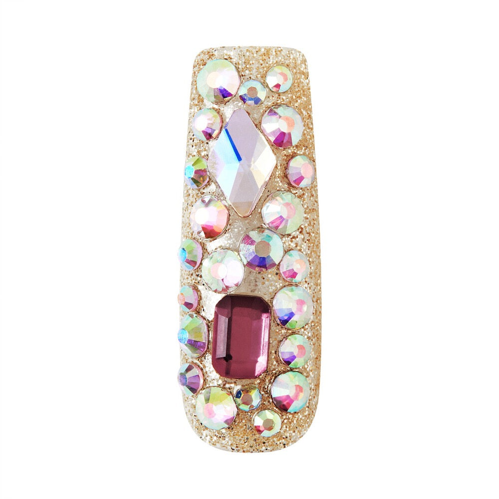 Gold Finger Handmade Nails - Beauteous