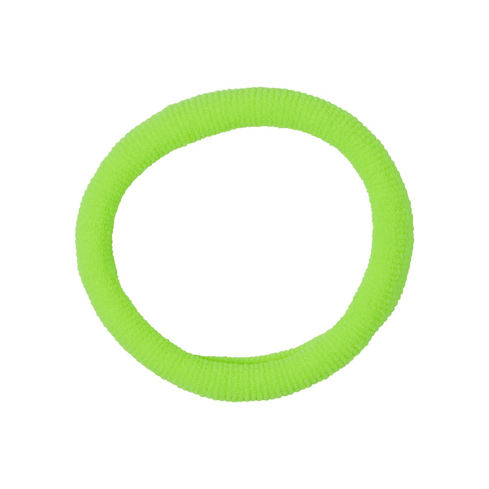 RED Ponytail Holder Small 8 pcs Assorted Neon Color