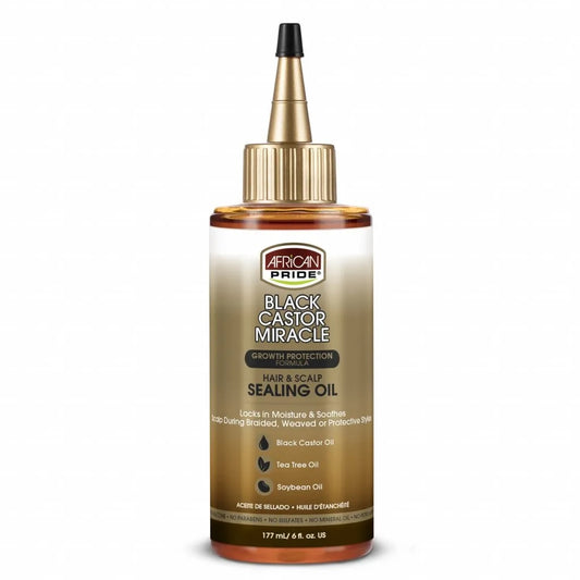 African Pride Black Castor Sealing Oil 6oz