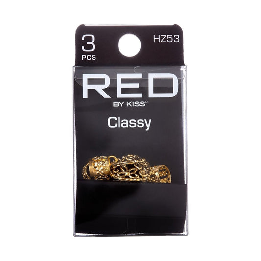 RED Braid Charm HZ53 Gold