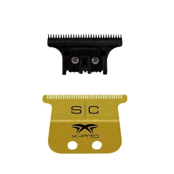 StyleCraft X-PRO Gold Titanium Wide Hair Trimmer Blade