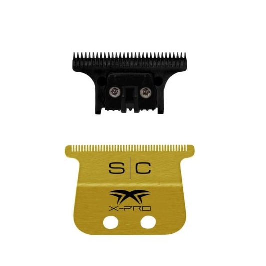 StyleCraft X-PRO Gold Titanium Wide Hair Trimmer Blade