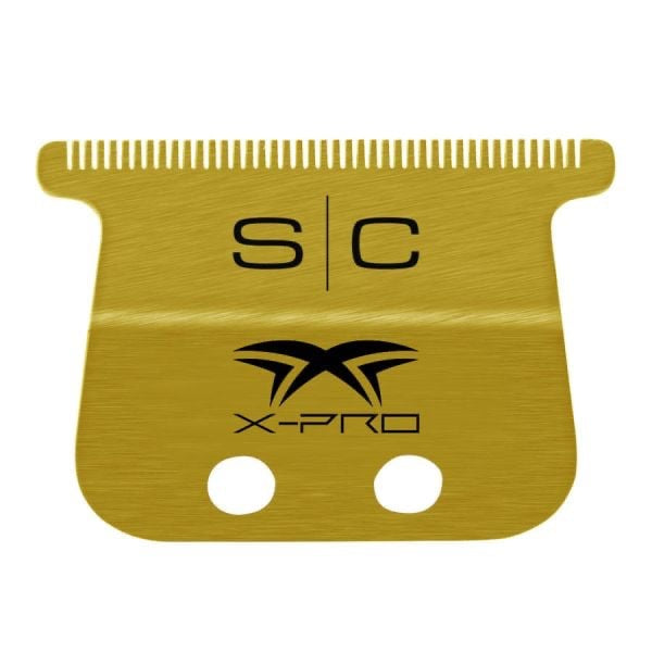 StyleCraft X-PRO Gold Titanium Wide Hair Trimmer Blade