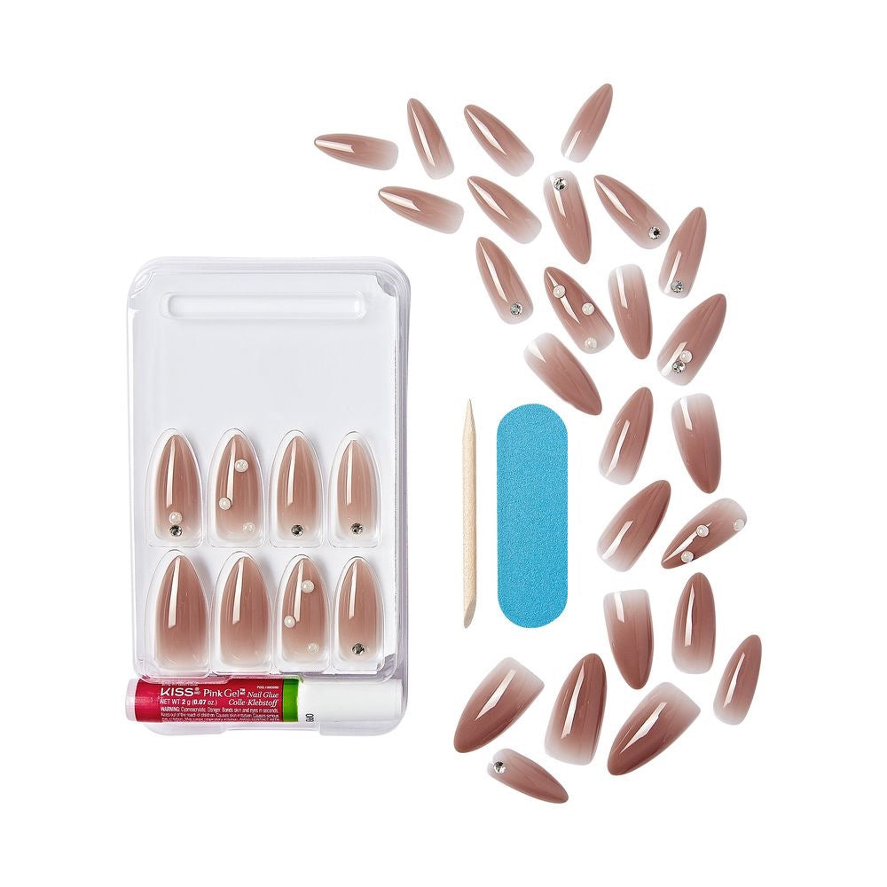 Kiss Bare But Better Premium Nails Sunny