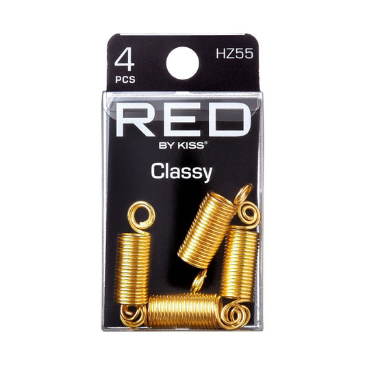 RED Braid Charm HZ55 Gold