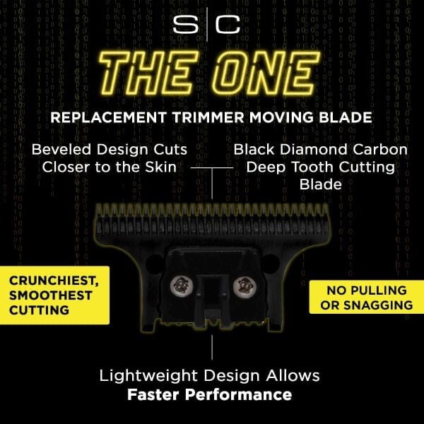 StyleCraft X-PRO Gold Titanium Wide Hair Trimmer Blade