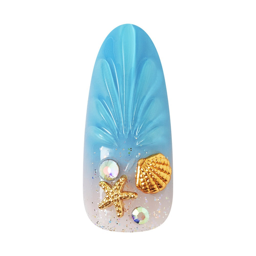 Gold Finger Handmade Nails - Rare Piece