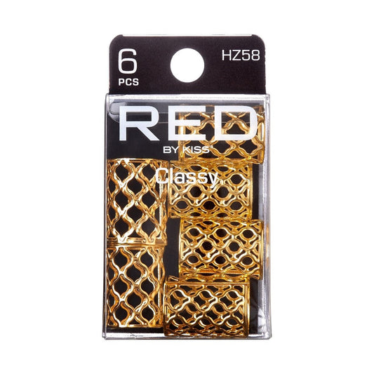 RED Braid Charm HZ58 Gold