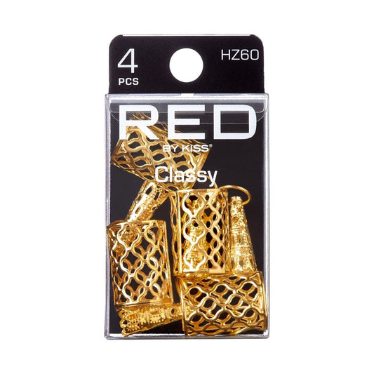 RED Braid Charm HZ60 Gold